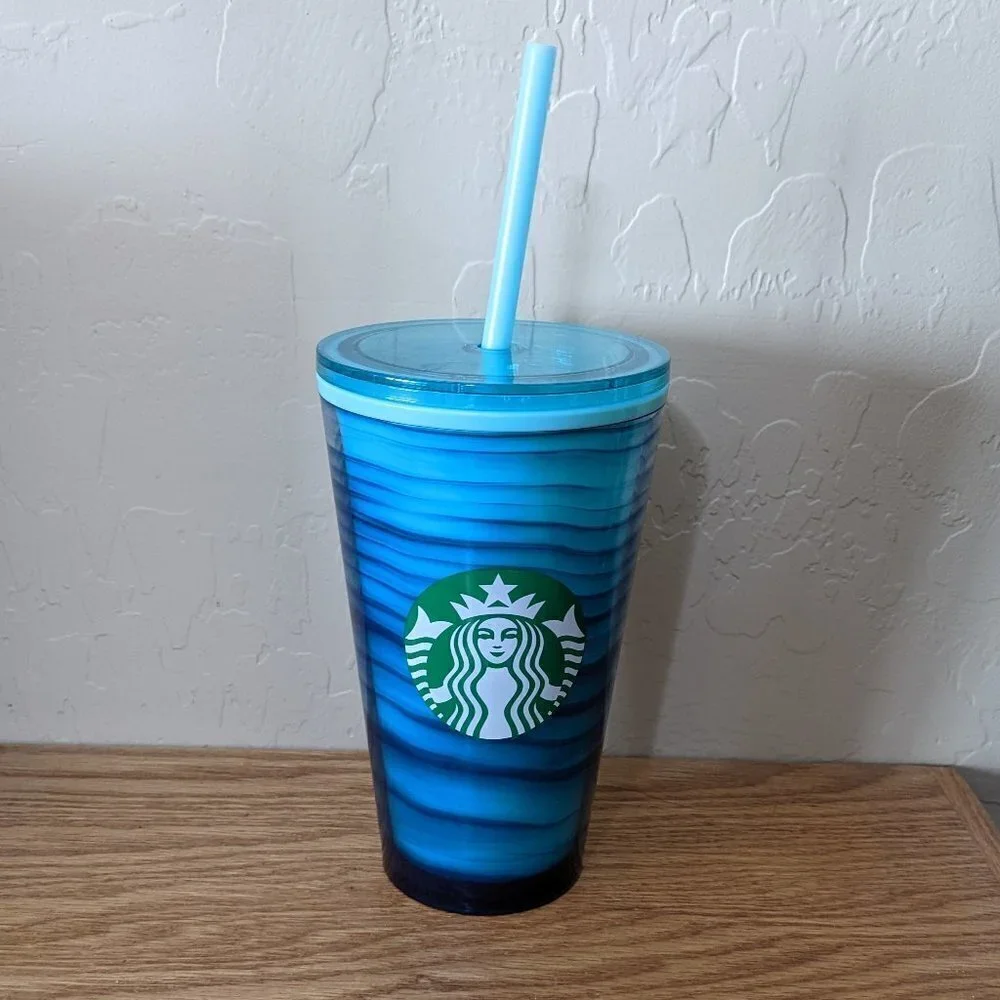 Starbucks Blue High Swirl 16 oz. Tumbler